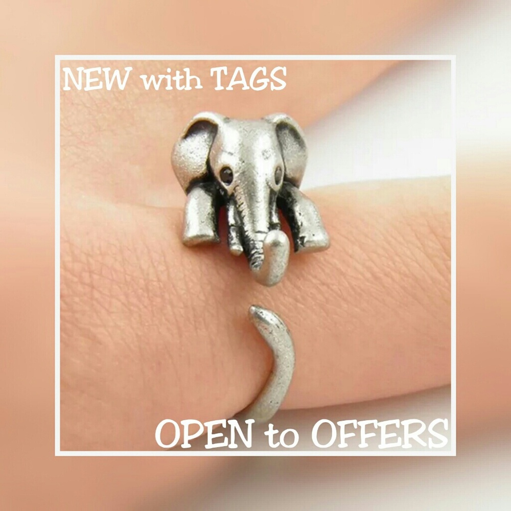 2 FR $5| ElEPHANT Wrap Ring | NEW IN PACKAGING